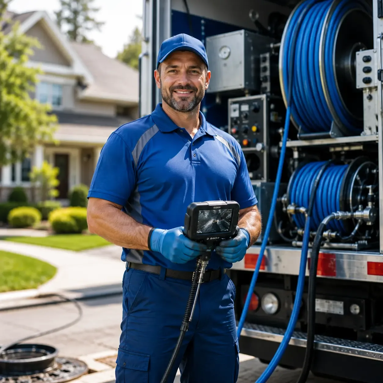 Local outdoor drain cleaning specialists in Dickinson, TX
